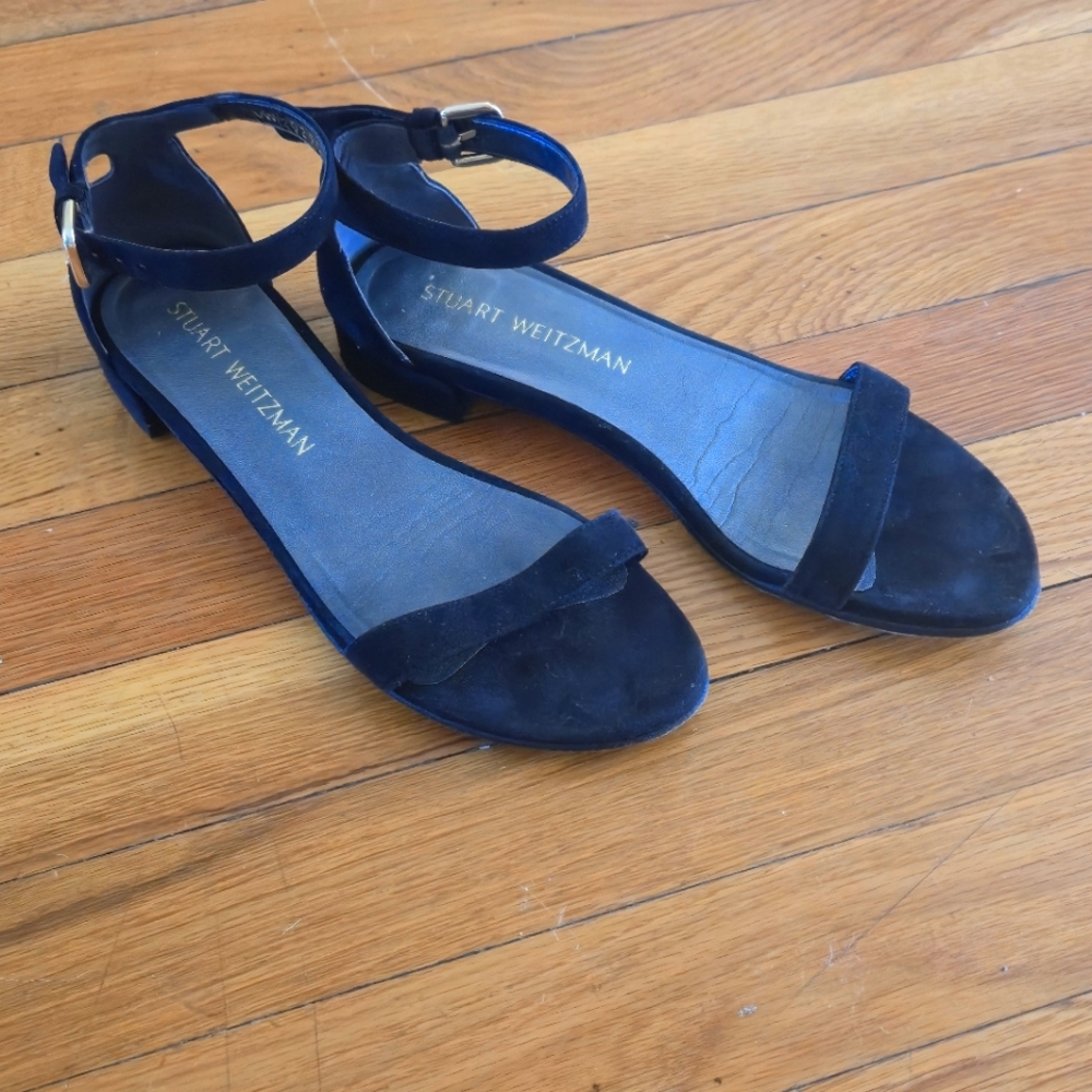 Stuart Weitzman Women's Black Sandals